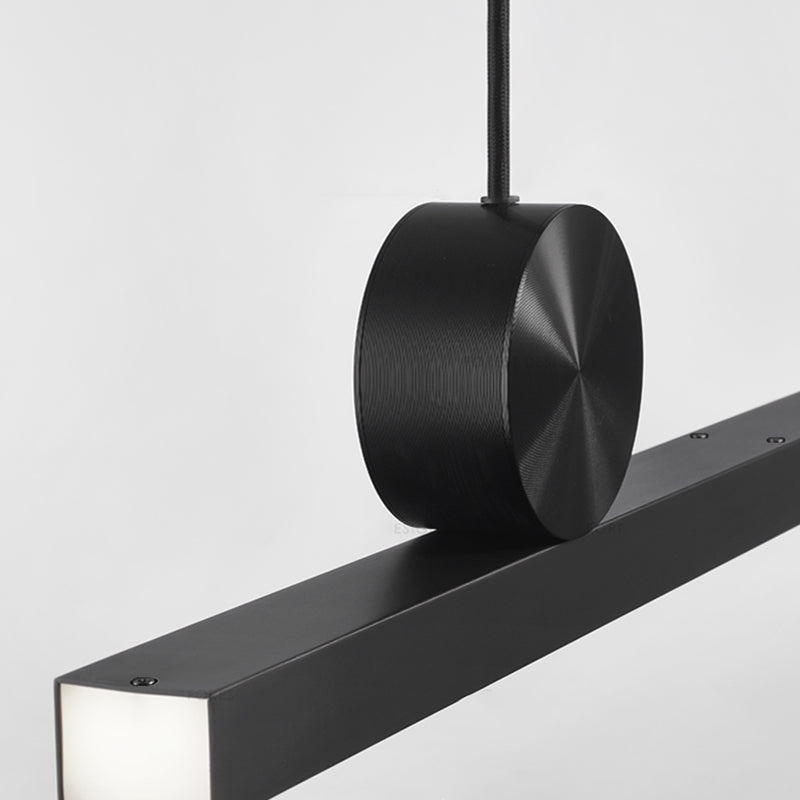 Lampade dell'isola illuminazione isola lineare Luci dell'isola in nero