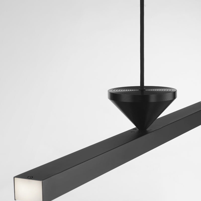 Lampade dell'isola illuminazione isola lineare Luci dell'isola in nero