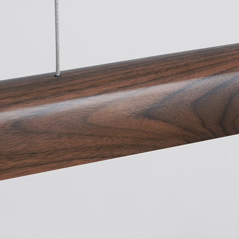 Luci a sospensione da cucina contemporanea illuminazione isola lineare luce appesa in nero