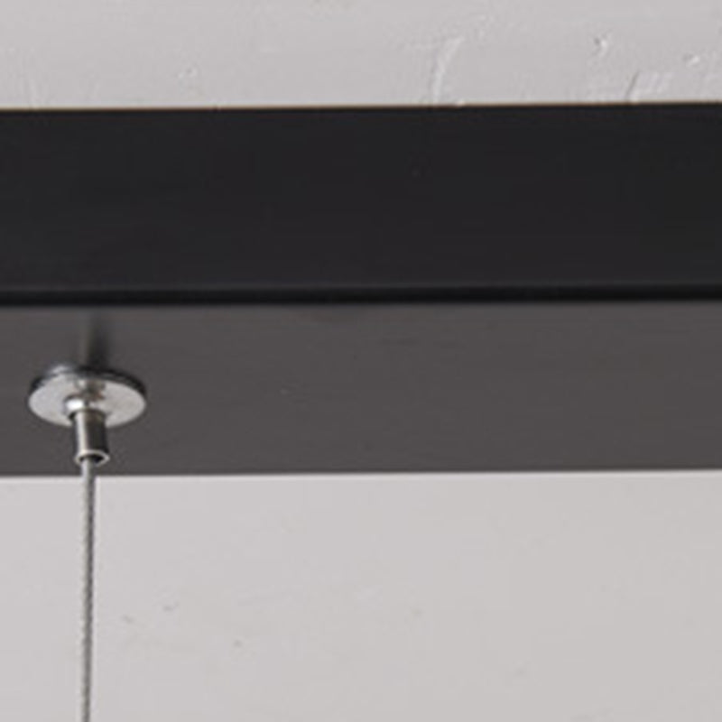 Apparecchi di illuminazione per isola moderna del soffitto lineare in legno per sala da pranzo