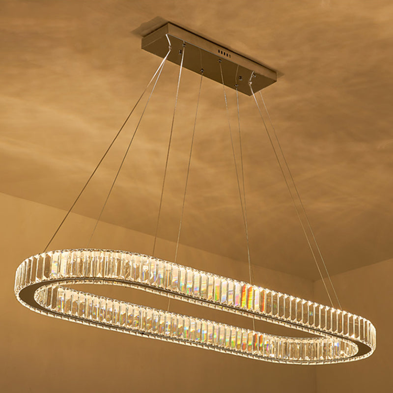 Lampadario contemporaneo Luci lampadari a LED LED LED LED Isola per sala da pranzo