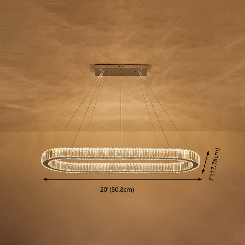 Lampadario contemporaneo Luci lampadari a LED LED LED LED Isola per sala da pranzo