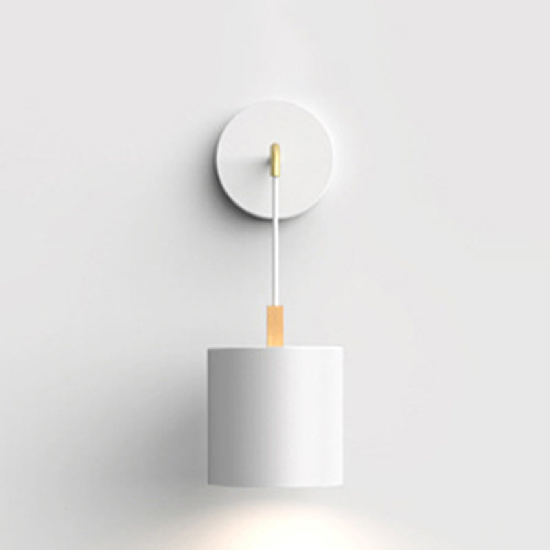 1-Light Modern Nordic Wall Lights Metal Wall Mounted Lamps for Bedroom