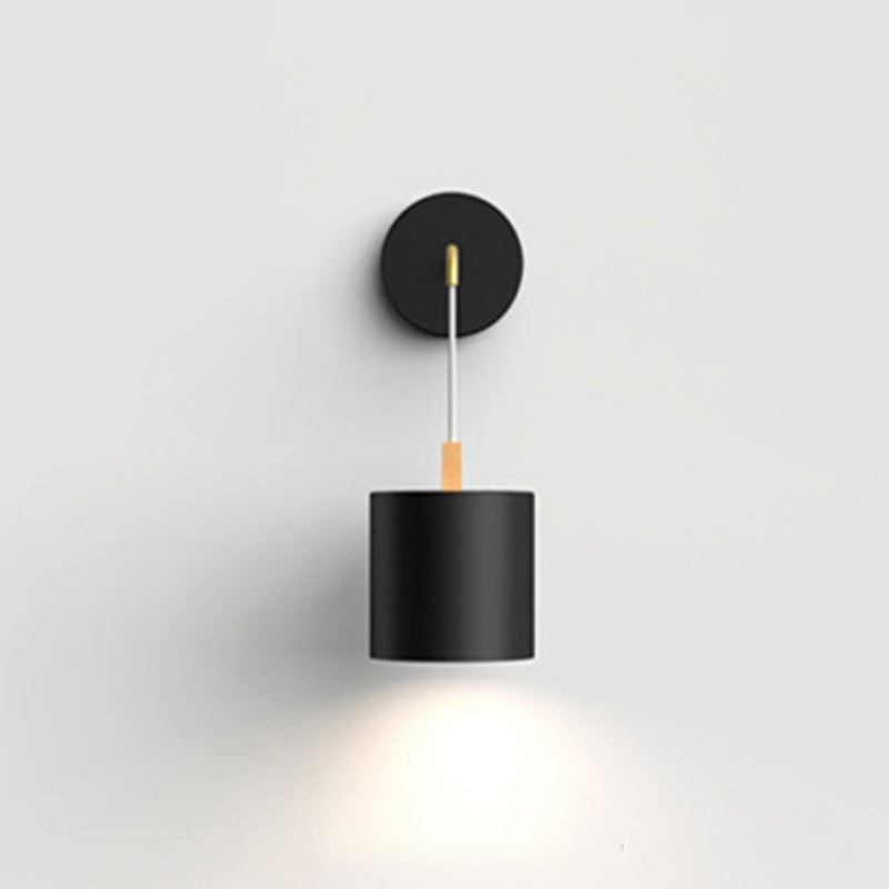 1-Light Modern Nordic Wall Lights Metal Wall Mounted Lamps for Bedroom