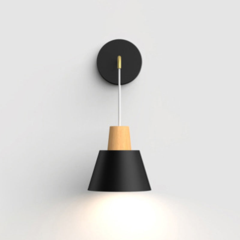 1-Light Modern Nordic Wall Lights Metal Wall Mounted Lamps for Bedroom