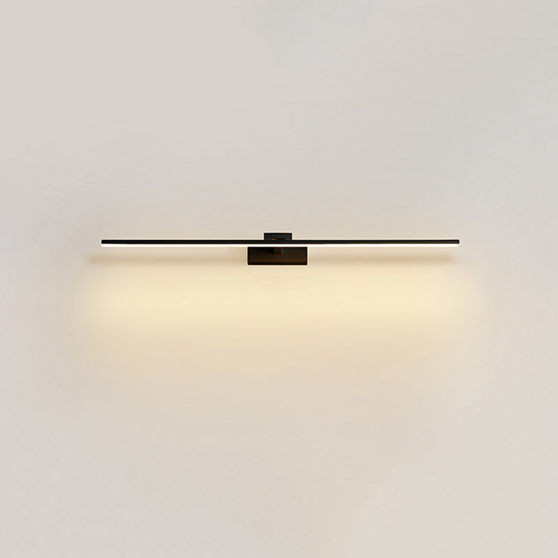 Modern Minimalist LED Wall Light Aluminium Linear Wall Lamp with Silicone Shade