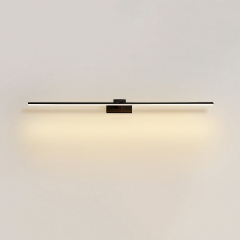 Modern Minimalist LED Wall Light Aluminium Linear Wall Lamp with Silicone Shade