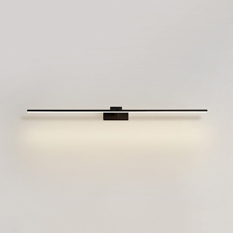 Modern Minimalist LED Wall Light Aluminium Linear Wall Lamp with Silicone Shade
