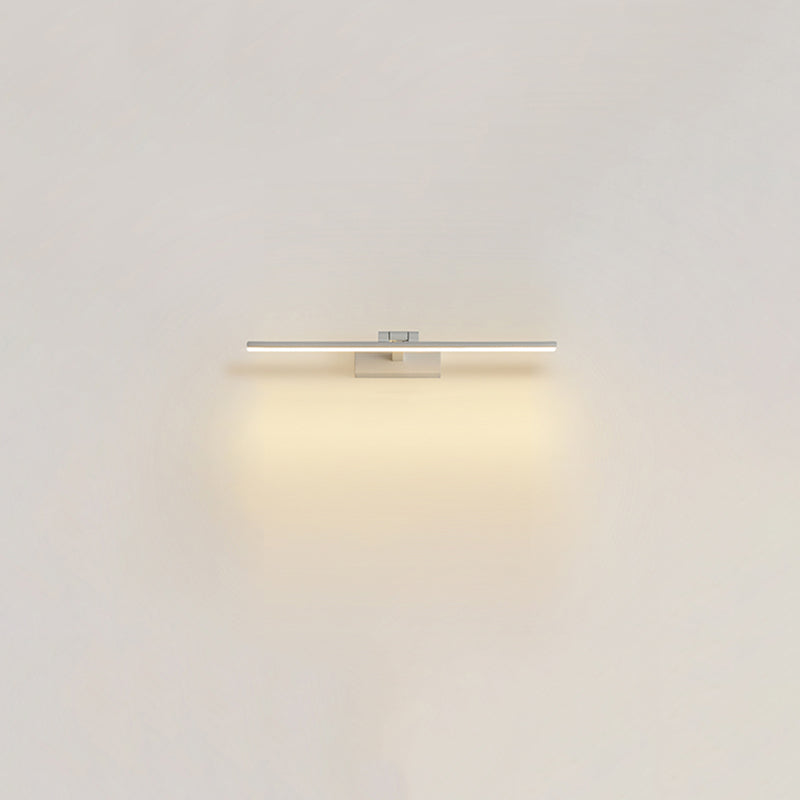 Modern Minimalist LED Wall Light Aluminium Linear Wall Lamp with Silicone Shade
