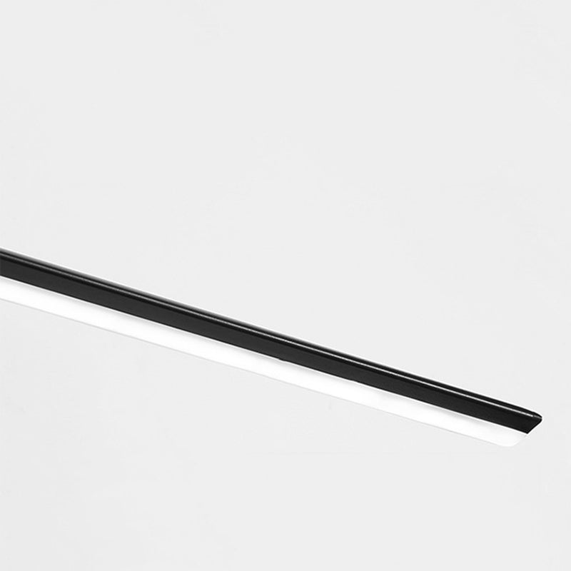 Modern Minimalist LED Wall Light Aluminium Linear Wall Lamp with Silicone Shade