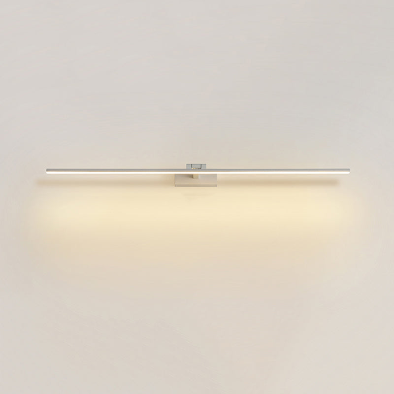 Modern Minimalist LED Wall Light Aluminium Linear Wall Lamp with Silicone Shade