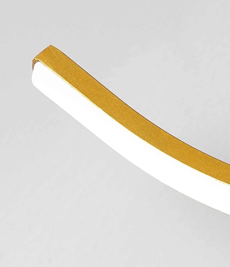 Vanité de vanité en métal linéaire lampe d'éclairage mural contemporain à 1 lumière