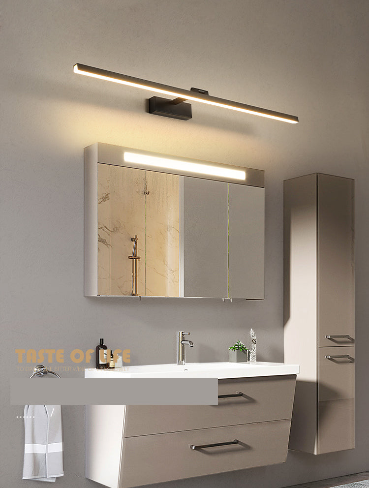 Minimalismus Leuchtenlicht 1-Licht-Aluminium Linear Wandmontage Licht für Badezimmer