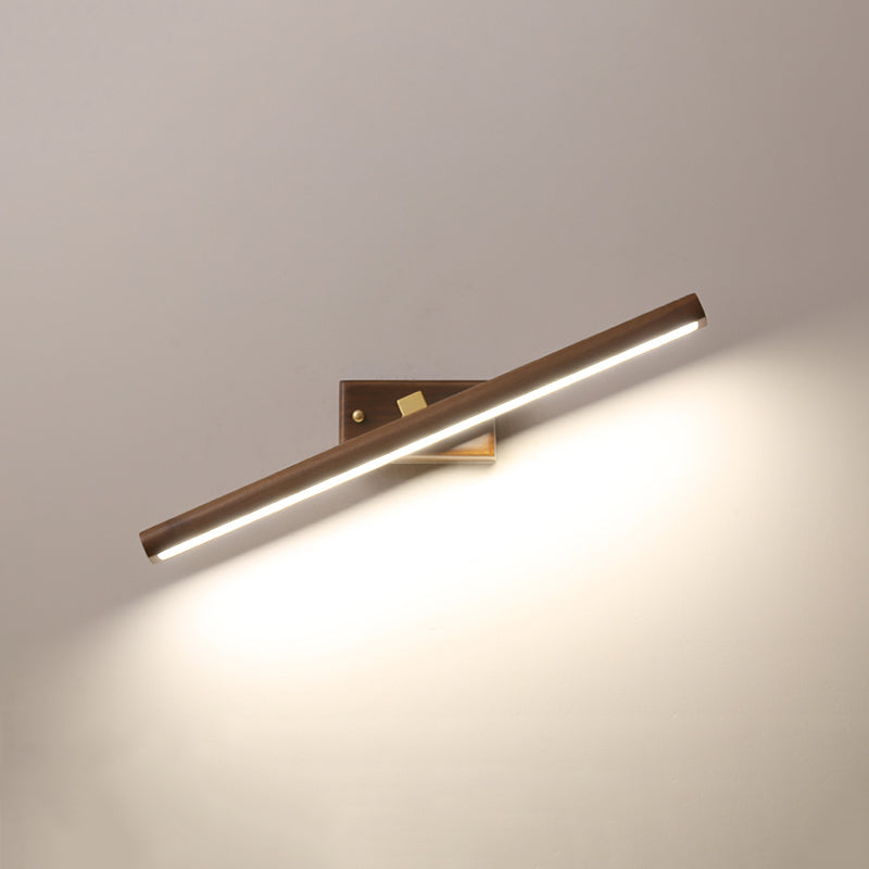 Lampe murale en bois lampe de vanité contemporaine appliques lumineuses pour la salle de bain
