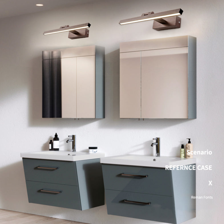 Lineares Aluminium-Waschtisch-Wandlicht moderne 1-Licht-Wandleuchten für Badezimmer