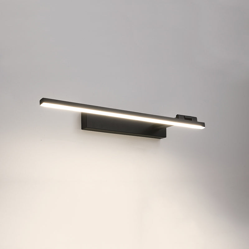 Linear Acrylic 1-Light Vanity Wall Sconce Minimalism Wall Mounted Lamp for Bathroom