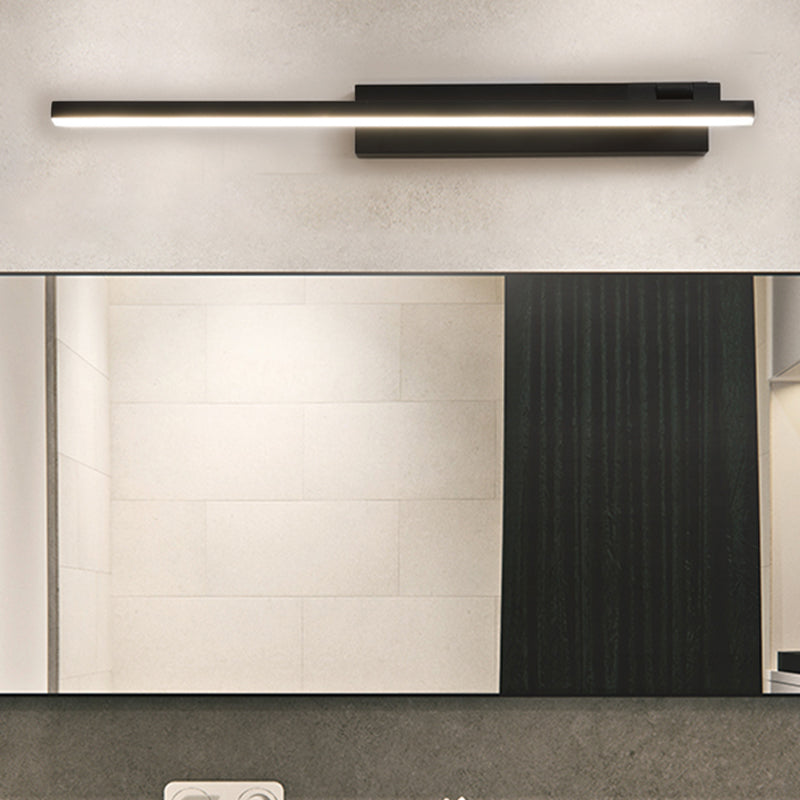 Linear Acrylic 1-Light Vanity Wall Sconce Minimalism Wall Mounted Lamp for Bathroom