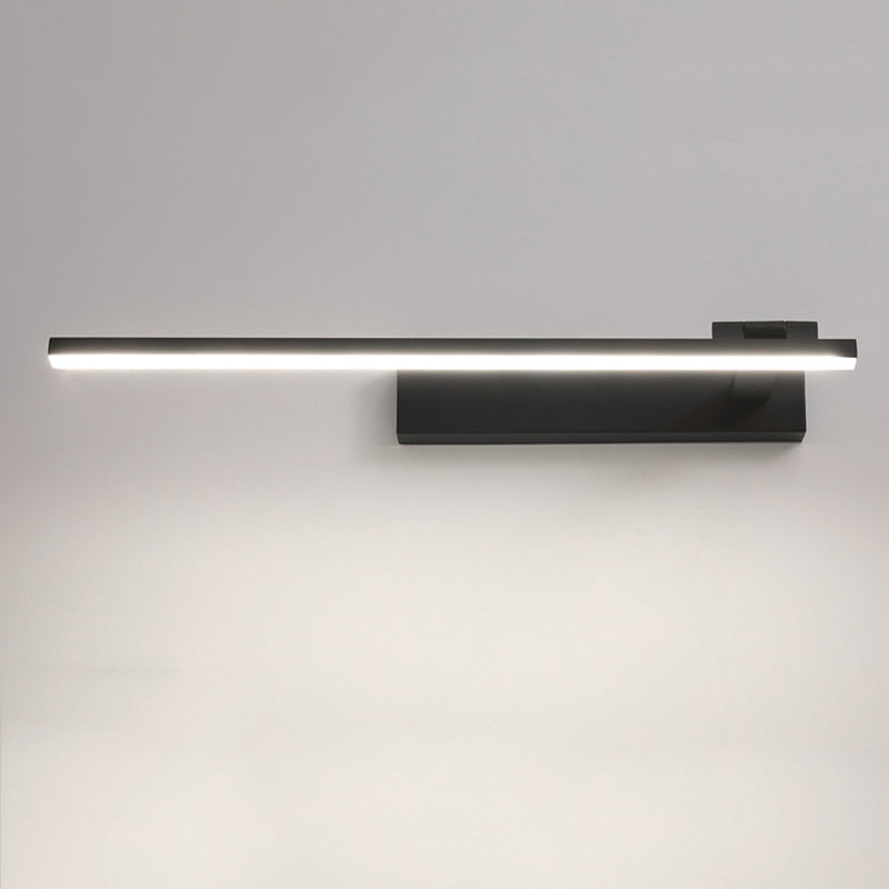 Linear Acrylic 1-Light Vanity Wall Sconce Minimalism Wall Mounted Lamp for Bathroom