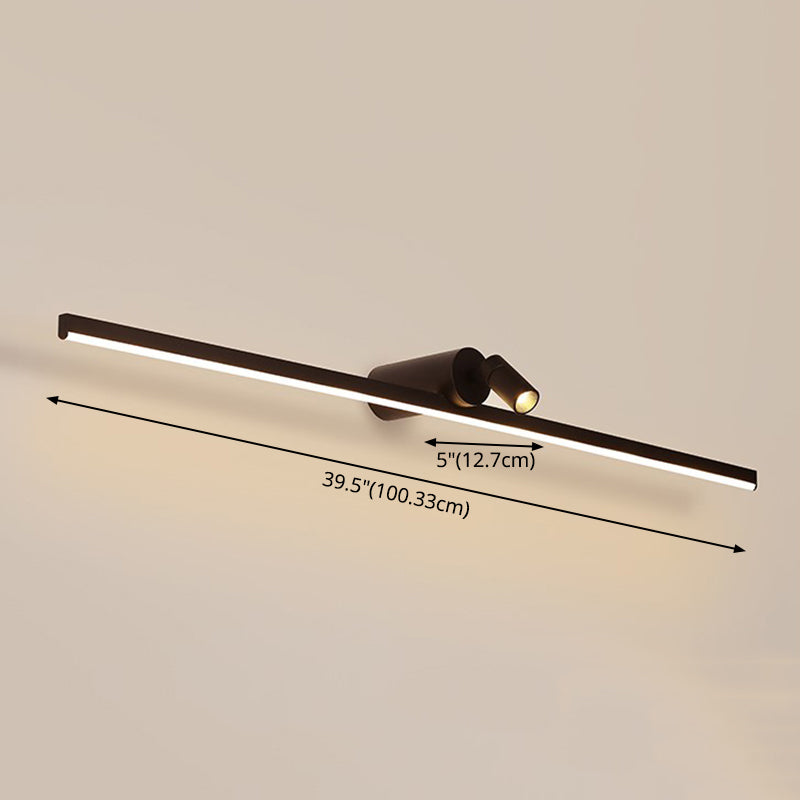 Contemporary 1-Light Metal Vanity Wall Light Sconces Wall Mounted Lamp for Bathroom