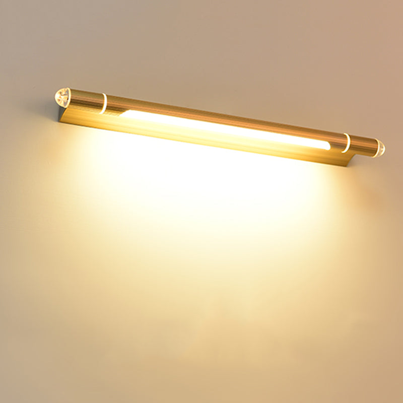 Contemporary Linear Wall Mounted Light Fixture 1-Light Sconce Light for Bathroom