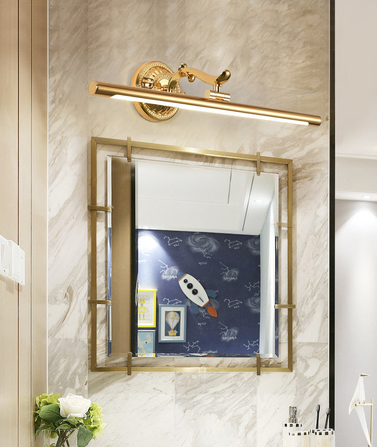 Metal Armed Wall Lamp Sconce Contemporary Sconce Light Fixture for Bathroom