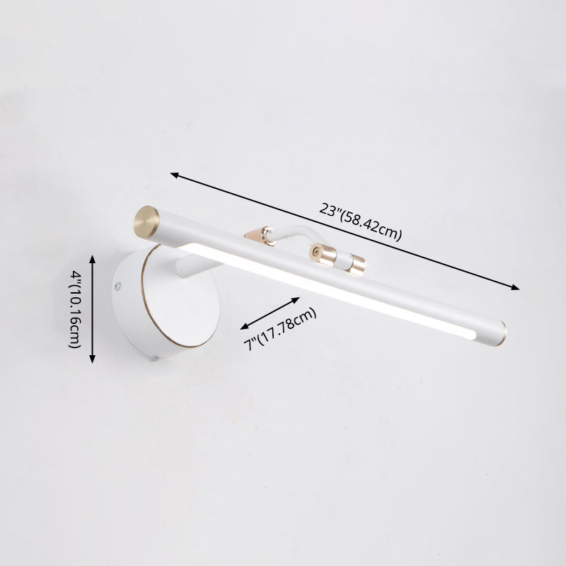 Luce contemporanea a parete a 1 luci a 1 luci a parete a parete lineare montata per il bagno