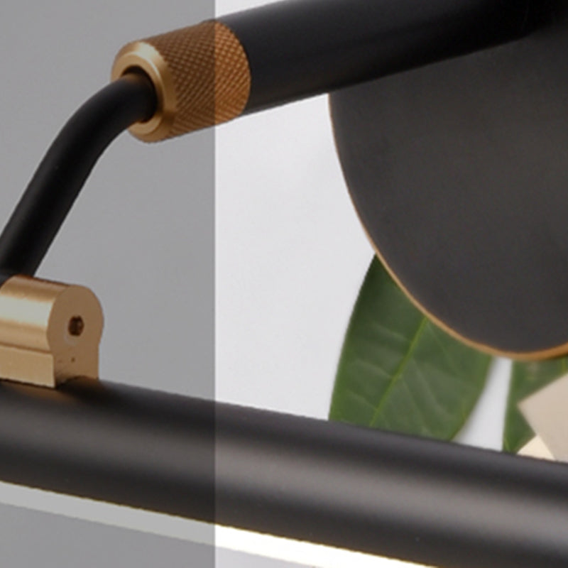 Luce contemporanea a parete a 1 luci a 1 luci a parete a parete lineare montata per il bagno