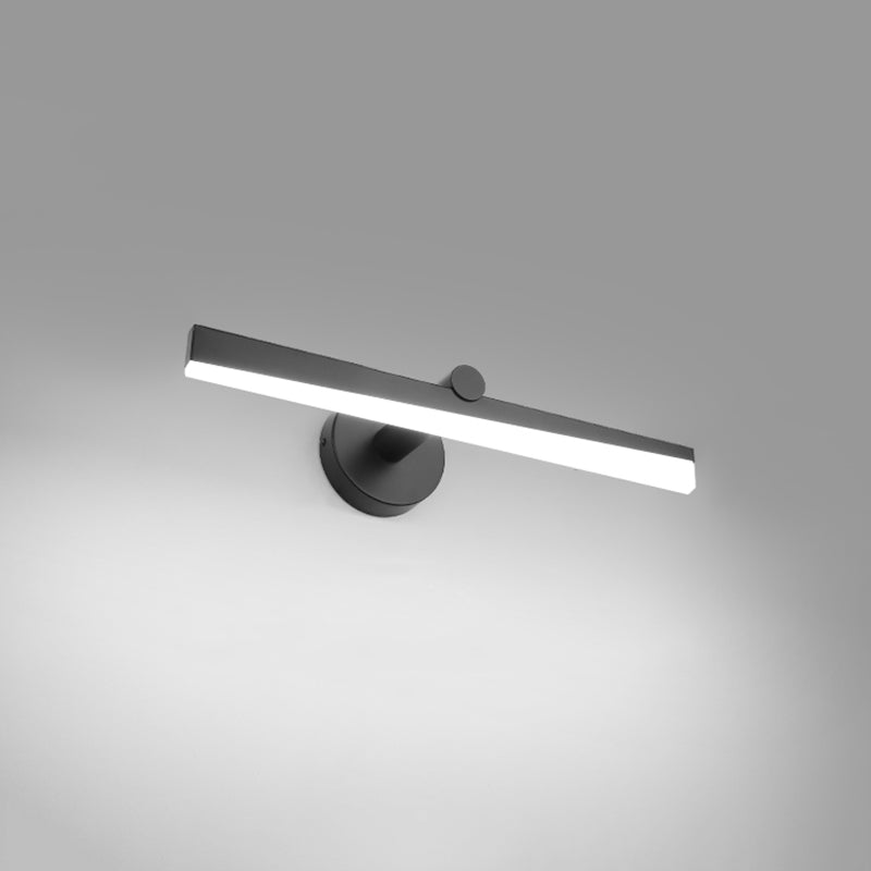 Minimalisme 1-Light LED Murce Murce Metal Mur Linet Mur moulé pour la salle de bain