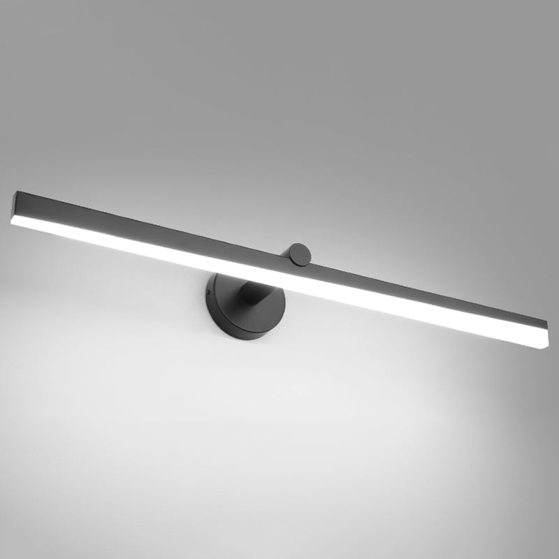 Minimalisme 1-Light LED Murce Murce Metal Mur Linet Mur moulé pour la salle de bain