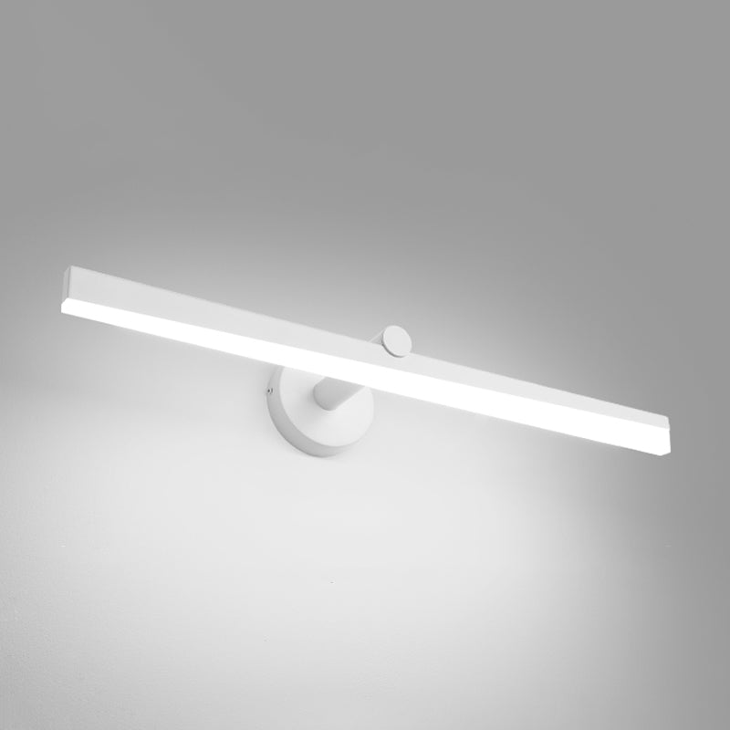 Minimalisme 1-Light LED Murce Murce Metal Mur Linet Mur moulé pour la salle de bain
