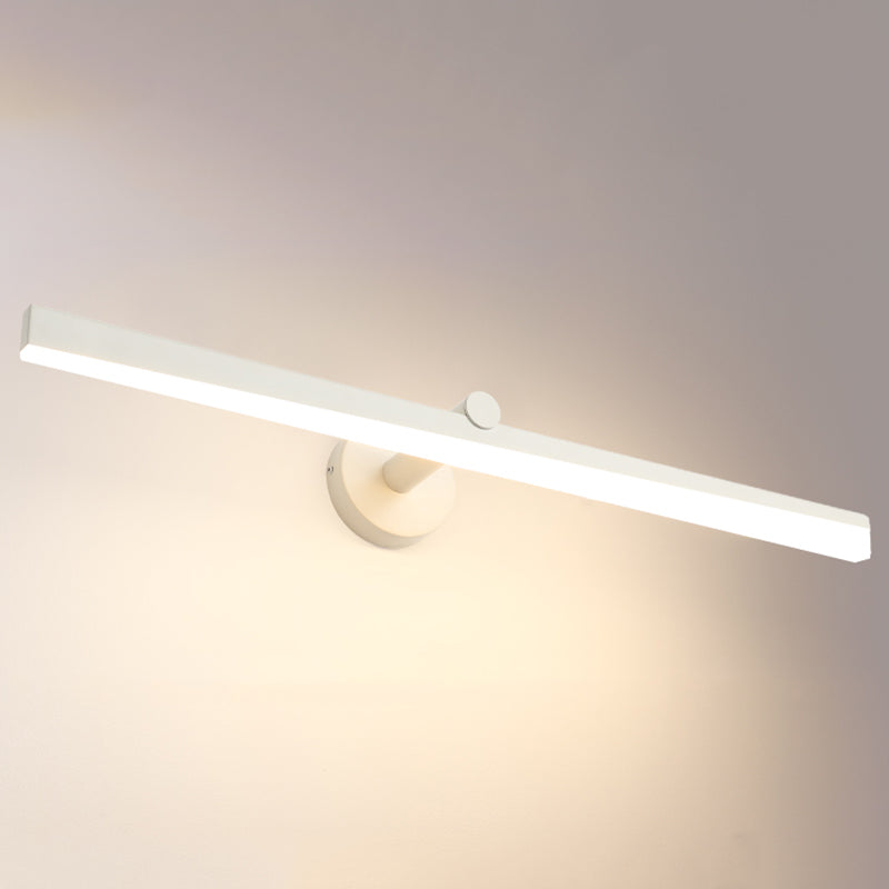 Minimalisme 1-Light LED Murce Murce Metal Mur Linet Mur moulé pour la salle de bain