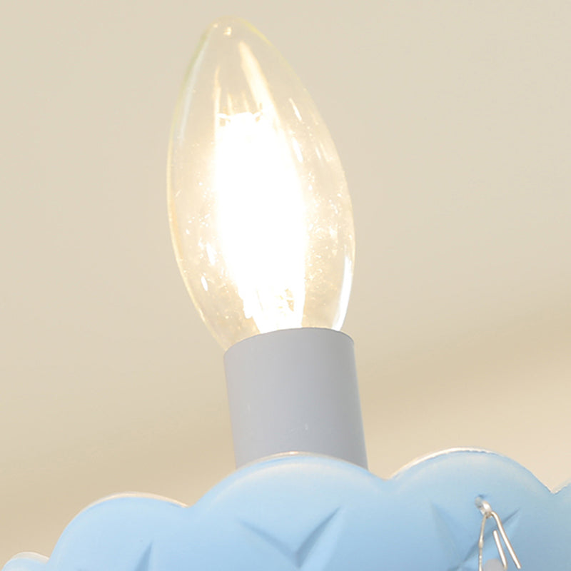 Luces colgantes de color multicolor de techo de metal moderno para la habitación de los niños