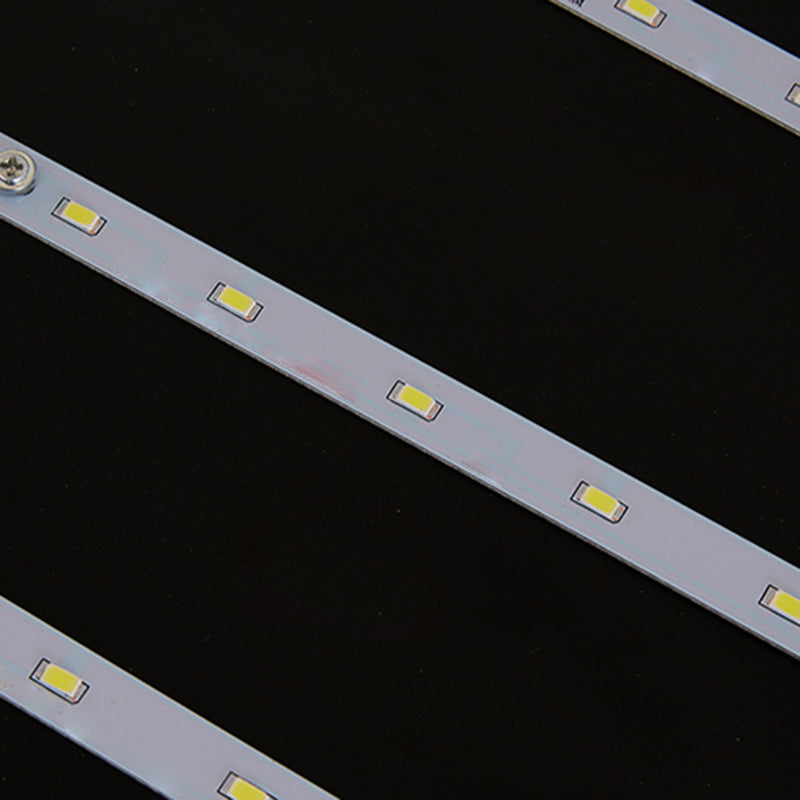 Metaal minimalisme plafondlamp 1-licht LED hanglampverlichtingsarmatuur voor kantoor