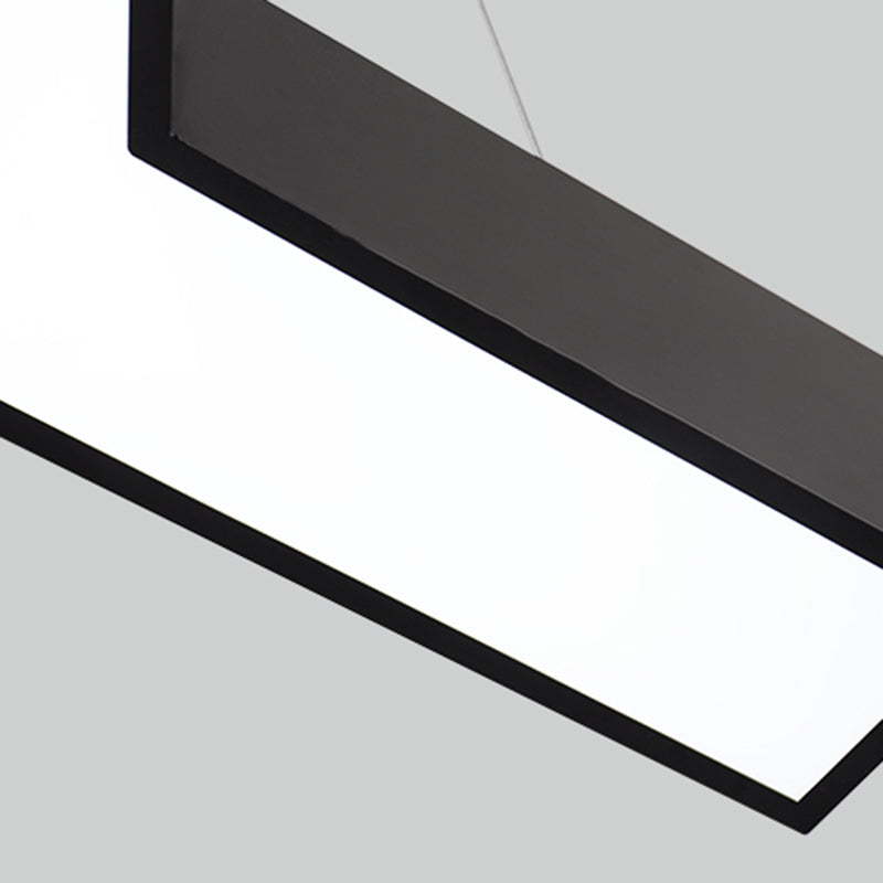 Minimalisme en métal LAMPE DE PLADIER 1 LIGHT LED PRENDANT ÉCLAIRAGE POUR BUREAU