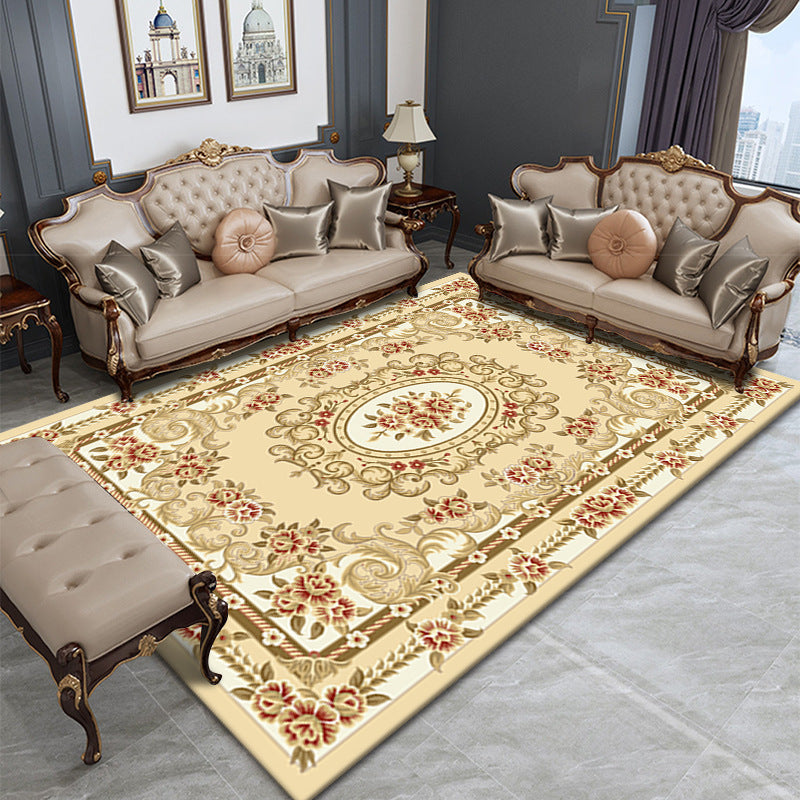 Nostalgie Home Dekoration Teppich Tribal Muster Fläche Teppich Polyester Waschbarer Teppich