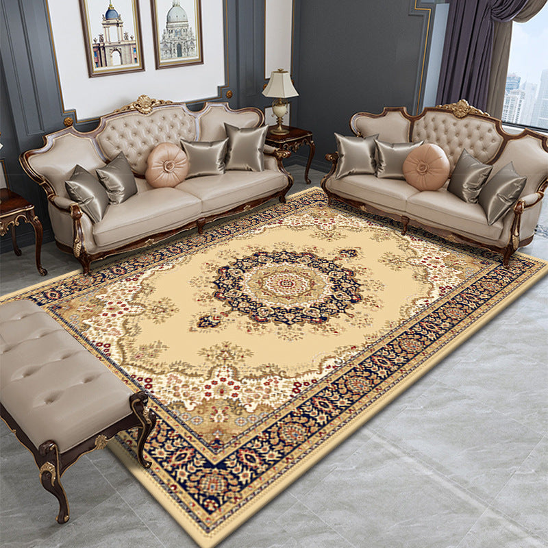 Shabby Chic Living Room Rug Tribal Print Area Rug Polyester Non-Slip Backing Area Tapijt