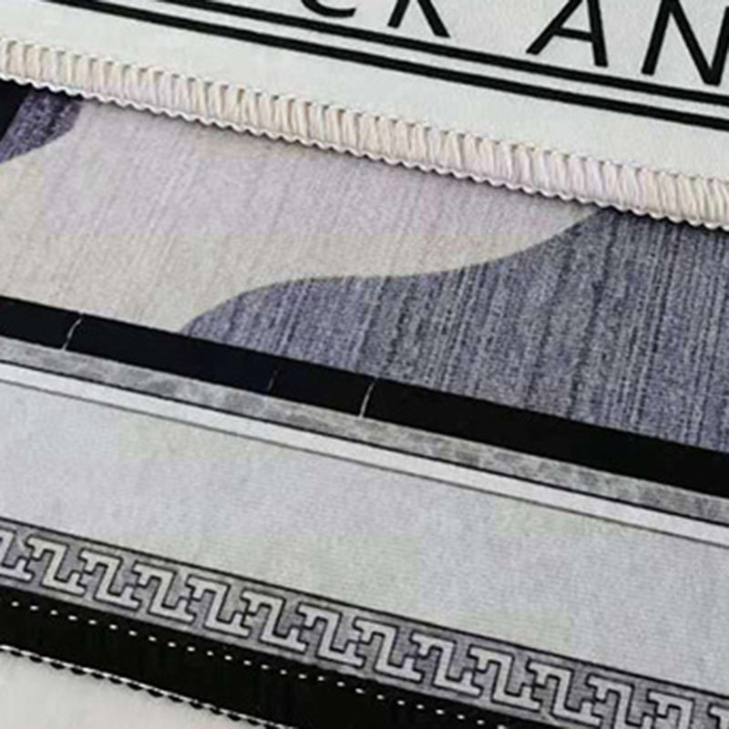 Ausgefallener Marokko -Gebiet Teppich Beige Stammesmuster Teppich Färbung resistenter Innenteppich für Wohnkultur