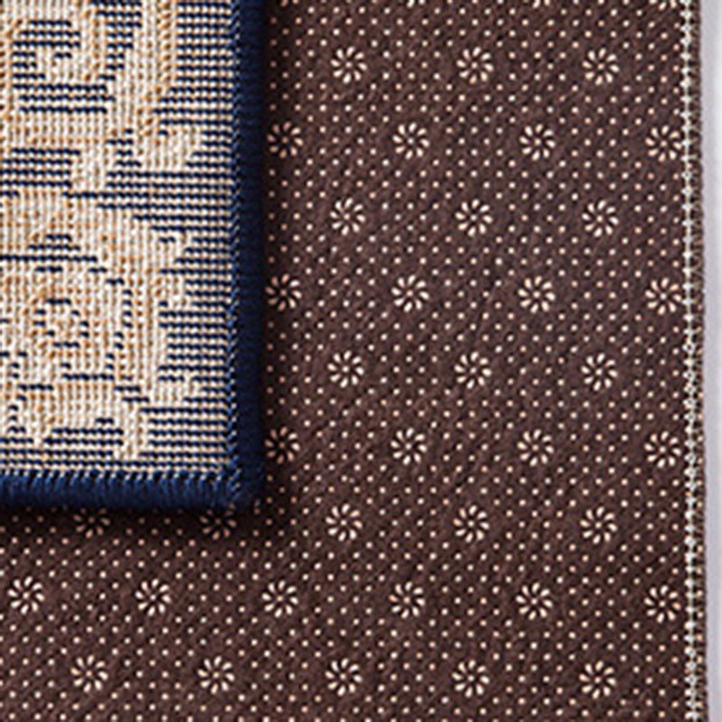 Traditional Area Rug Floral Design Rug Polyester Anti-Slip Backing Carpet for Home Decor