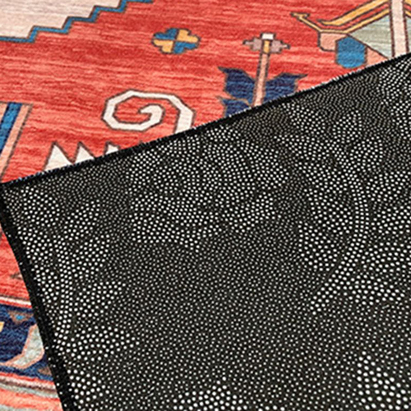 Antique Home Decoration Carpet Tribal Pattern Polyester Indoor Rug Stain Resistant Area Carpet