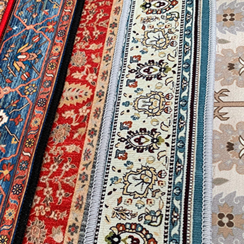 Antique Home Decoration Carpet Tribal Pattern Polyester Indoor Rug Stain Resistant Area Carpet