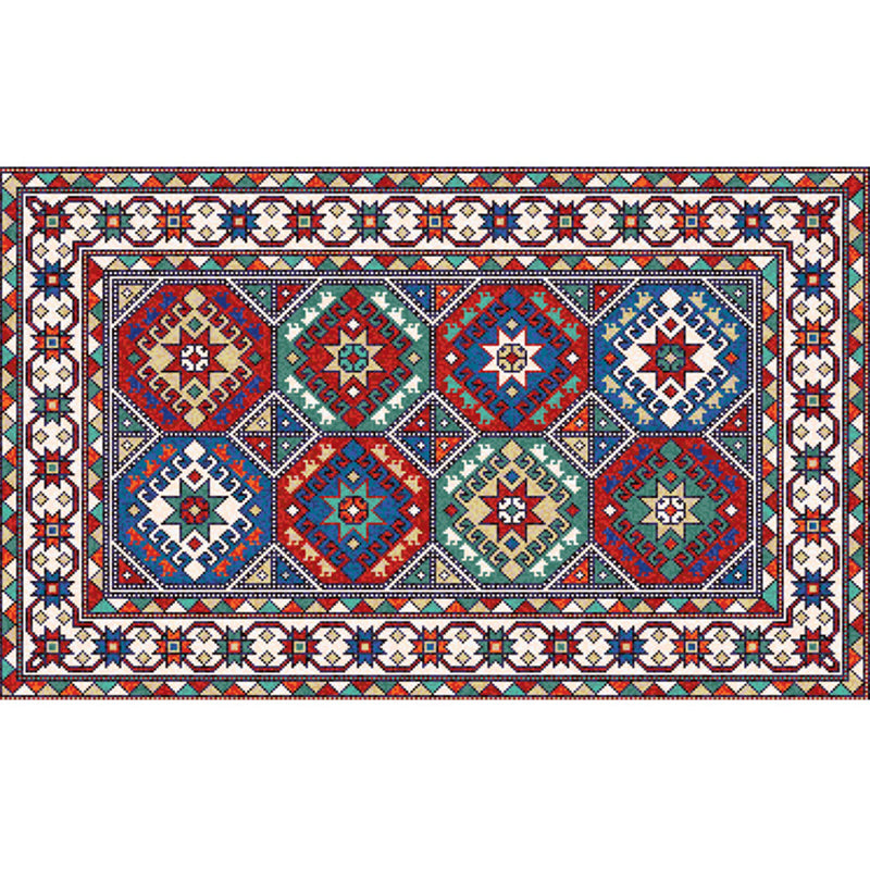 Room Red Room Carpet Bohemian Americana Pattern tapis Polyester Area Area Rapier