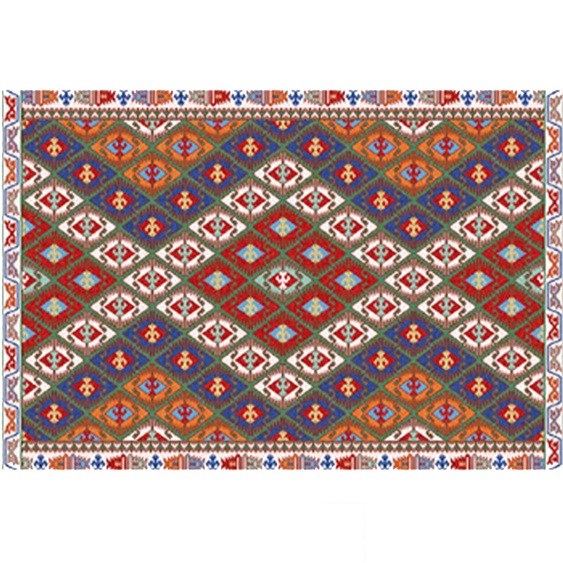 Room Red Room Carpet Bohemian Americana Pattern tapis Polyester Area Area Rapier