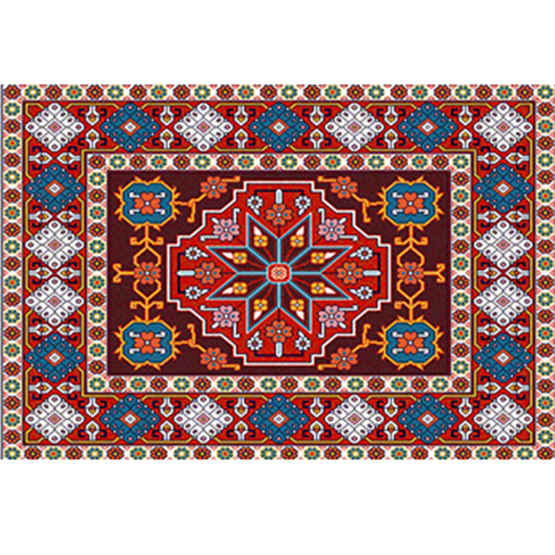 Room Red Room Carpet Bohemian Americana Pattern tapis Polyester Area Area Rapier