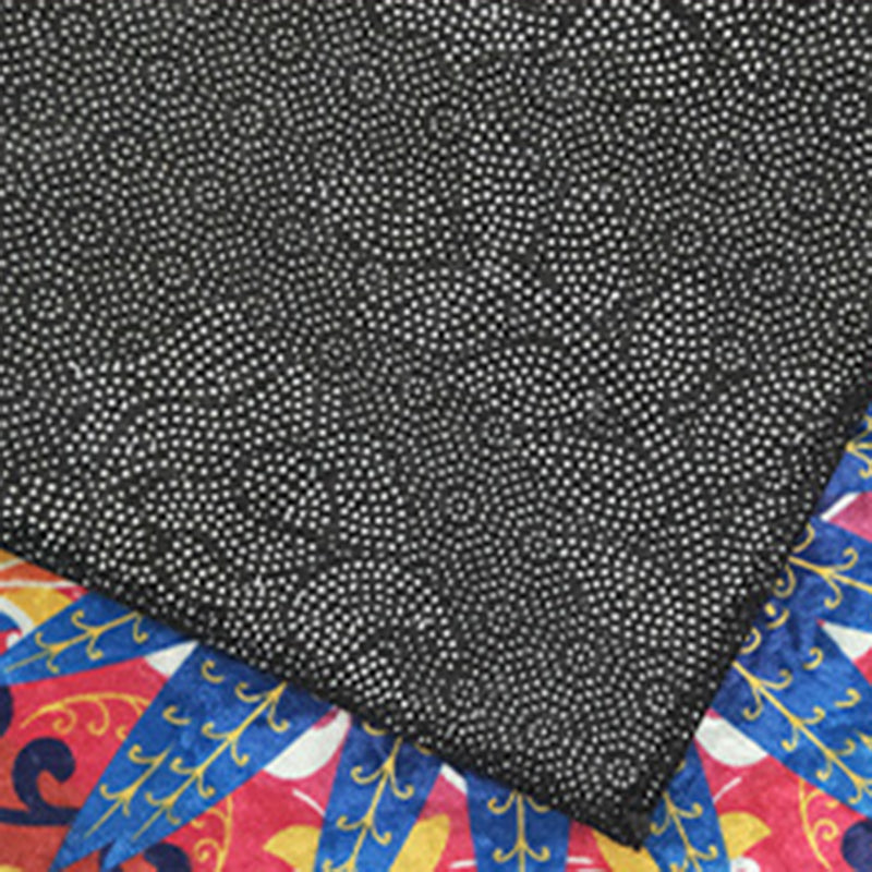Shabby Chic Black Tone Area Rug Polyester Carpet Stain Resistant Carpet for Living Room