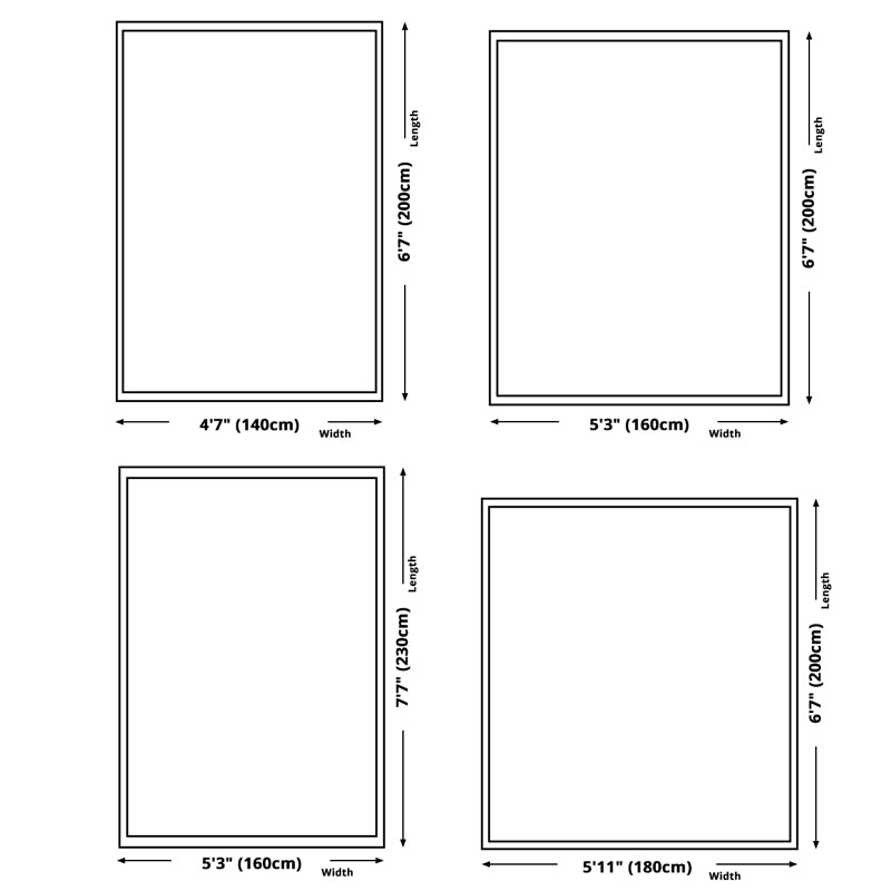 Navy Medallion Indoor Rug Polyester Classic Area Carpet Non-Split Backing Rug for Indoor Room