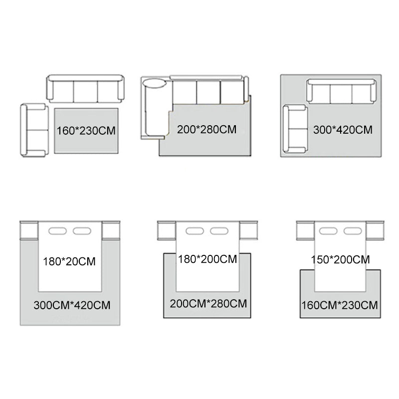 Red Living Room Area Carpet Shabby Chic Antique Pattern Area Rug Polyester Non-Slip Rug