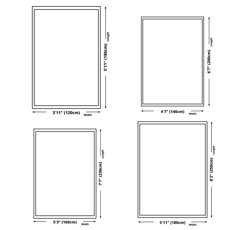 Yellow Modern Rug Polyester Geometric Indoor Rug Non-Split Backing Carpet for Home Decor