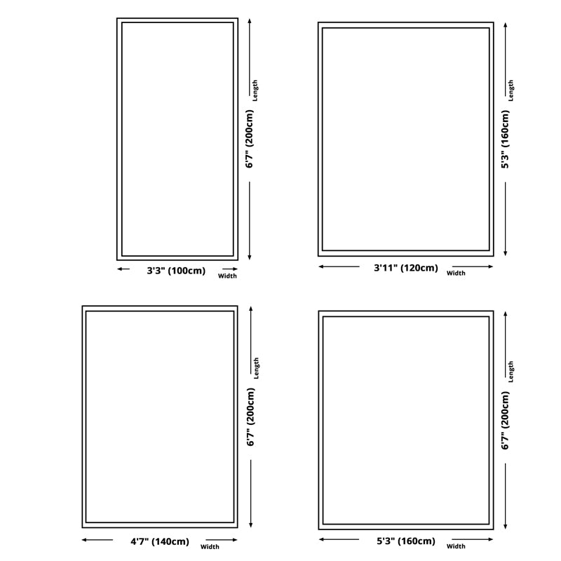 Tan Casual Indoor Carpet Polyester Geometric Area Rug Washable Carpet for Indoor Room