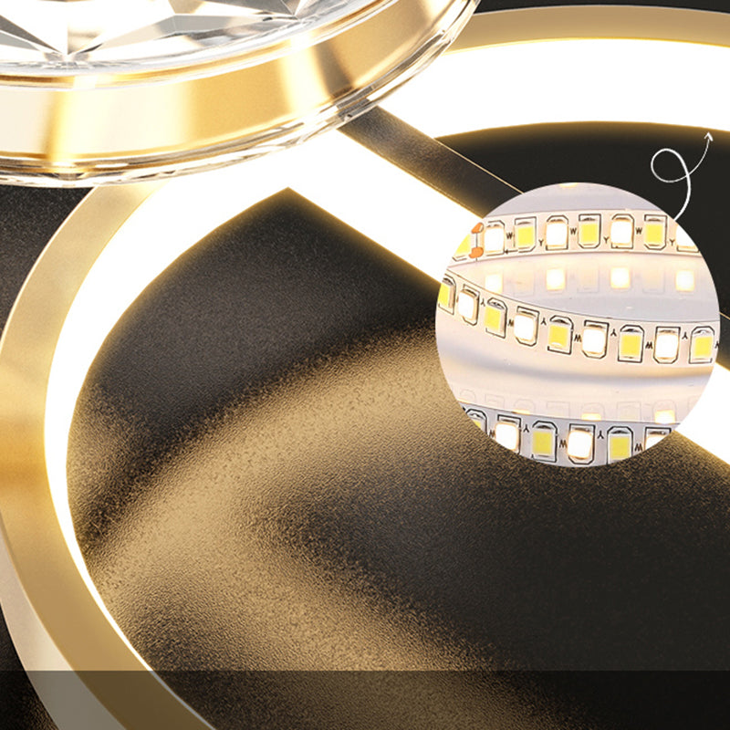 Luz de isla LED negra acrílica en simplicidad moderna de aluminio Luz de colgante lineal para comedor