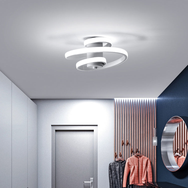 Silice Gel DEL Ceiling Light in Modern Simplicity Aluminium Flush Mount for Living Room